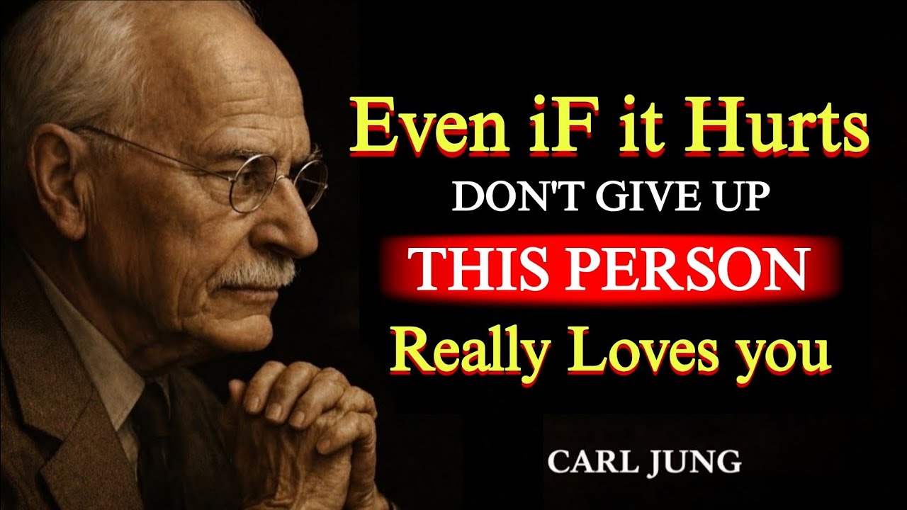 Don’t Walk Away… This Person Truly Loves You | Carl Jung