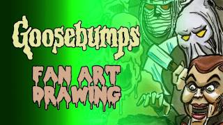 Goosebumps Fan Art | Drawing monsters and talking about books!