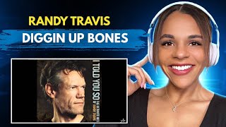 First Time Hearing Randy Travis- Diggin Up Bones Music Reaction