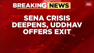 Uddhav Thackeray Offers To Quit As Sena-UBT Chief Amid MP Rebellion | India Today
