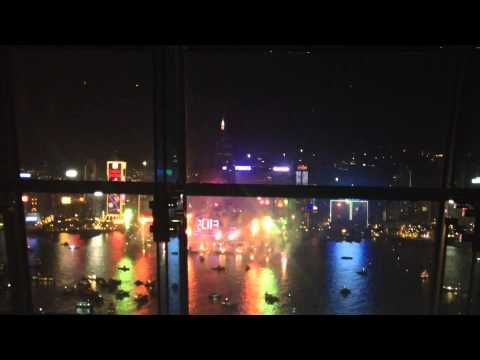 New Year Countdown 2013 - Hong Kong 2013 Armani Aqua view