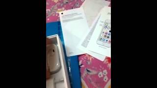 Iphone 5S Unboxing Gold Edition