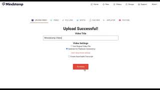 How to Upload a Video to Mindstamp