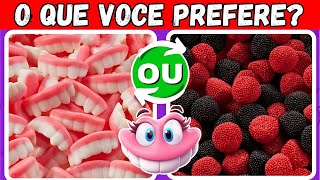 🔁 O QUE VOCE PREFERE?  DOCES🧁| Qual doce você prefere? | QUIZ 🍫