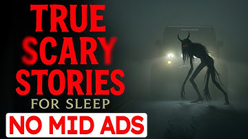 6 HOURS of TRUE Scary Stories for Sleep | 🛑 NO MID ADS | Gentle Rain Sounds | Black Screen | Vol 21
