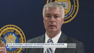 S.D. Attorney Jackley to appear in NY for counter lawsuit on abortion ads in S.D.