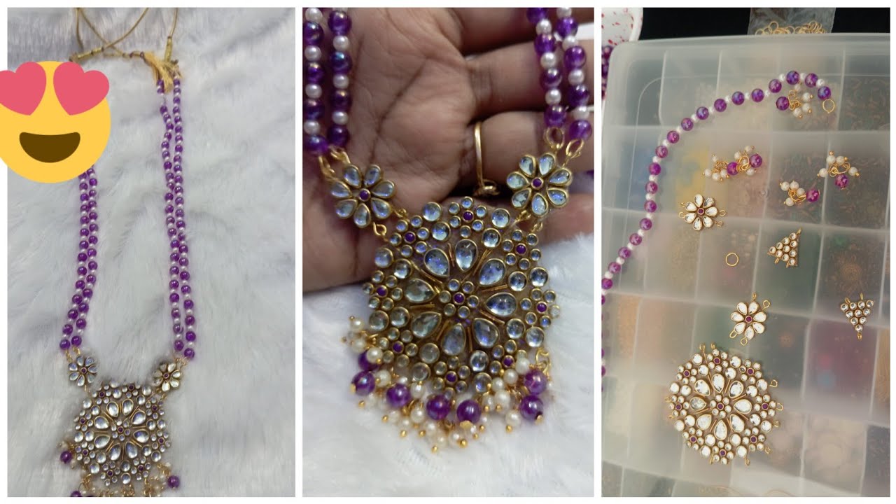 Handmade Pearl Haram | Beautiful DIY Jewelry Making at Home! 💖