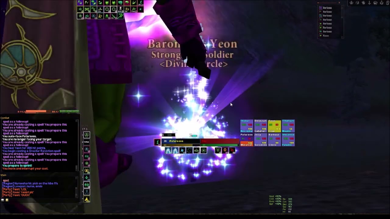 Daoc cleric and druid pov Ywain 2022 with comms