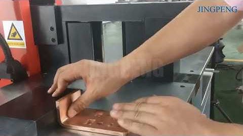 Processing thick copper busbar for Model L bending video