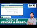 🌐[Baixe Agora] Planilha de Vendas A Prazo Grátis - Venda Fiado Excel (Empresário e Autônomo)