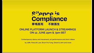 Silence Is compliance 2pm BST