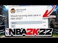 NBA 2K22 news...?