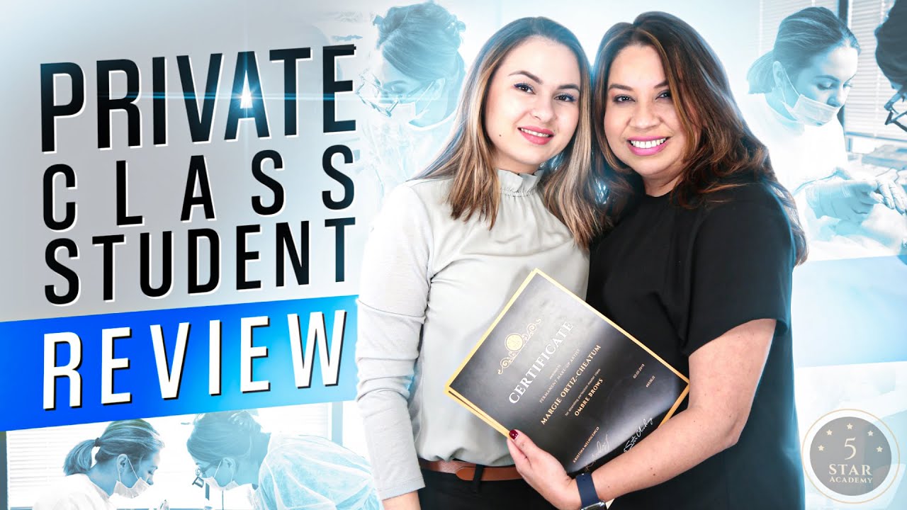 Student testimonials about the best Permanent makeup school, 5 Star Academy, Best brow work