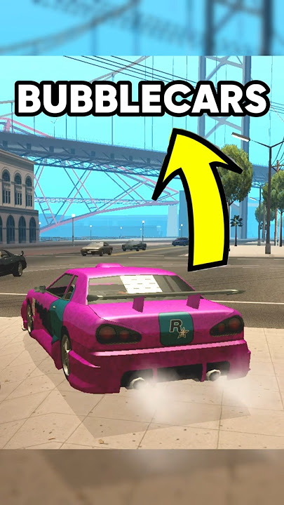 Flying Cars Chaos! BUBBLECARS Cheat Code in GTA San Andreas #gta #gtasanandreas #shorts