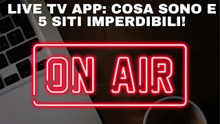 Live tv App: cosa sono e 5 siti imperdibili! screenshot 2
