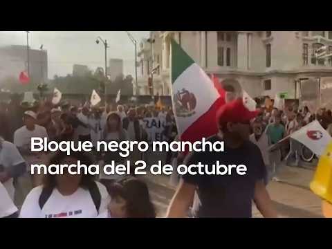 ¡OTRA VEZ LA VIOLENCIA! El Bloque Negro desata el caos y saqueos el 2 de octubre