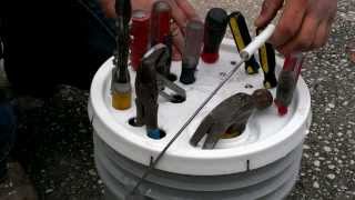 With few basic tools you can make an organizer for your tools; I hope this video help to minimize the stress when you are looking for 