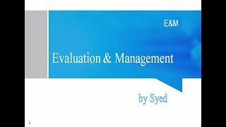 Medical Coding E&M part3