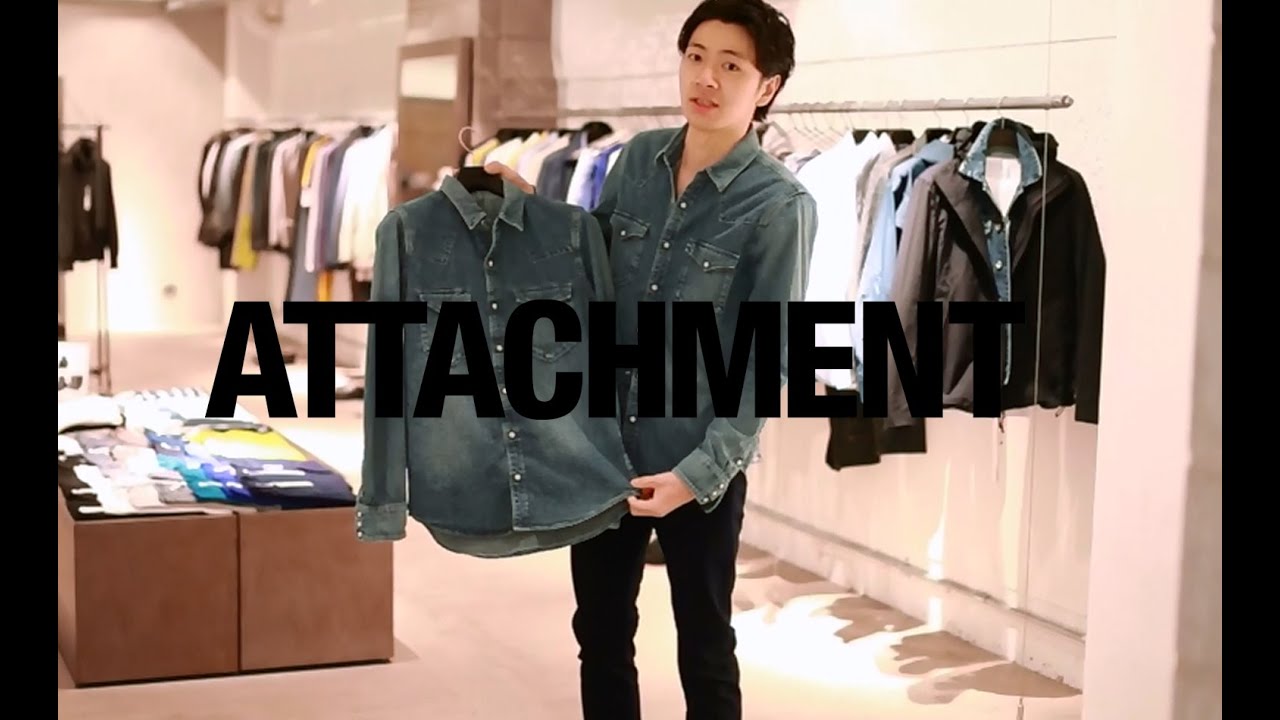 ATTACHMENT アタッチメント 8ozジンバブエ綿デニム ウエスタンシャツ 