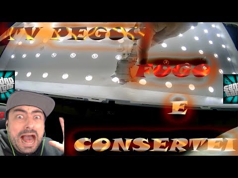 SAMSUNG UN40F5500 Pegou fogo e consertamos