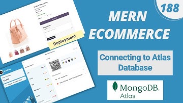 MERN Stack E-Commerce in Hindi: #188  - Connecting to MongoDB Atlas in MERN Project