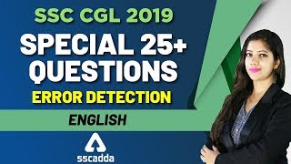 SSC CGL 2019 | English | Error Detection Special 25+ Questions