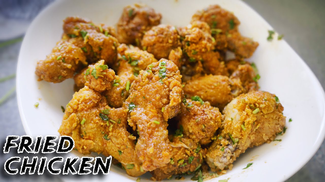 Fried Chicken With Sweet And Spicy Sauce Recipe YouTube