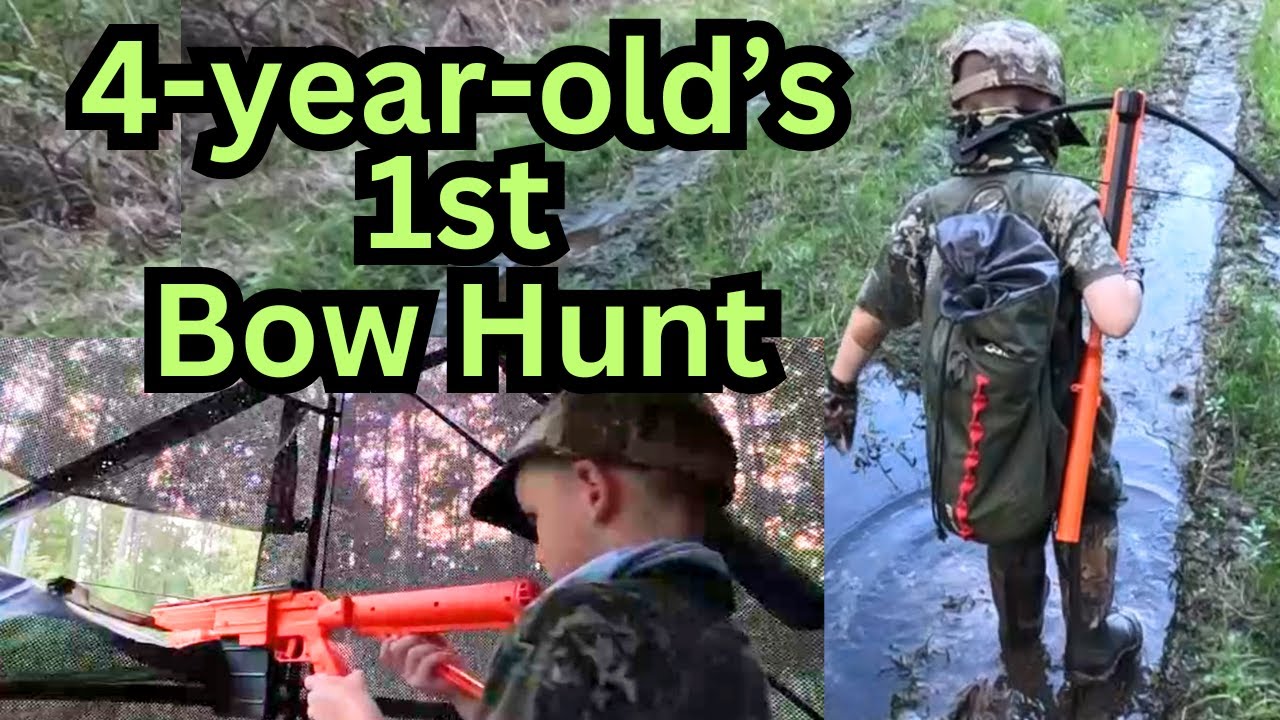 4-year-old's First Bow Hunt - Teaching Kids about Hunting