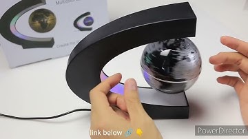 C Shape Magnetic Levitation Floating Globe World Map globe 🌎