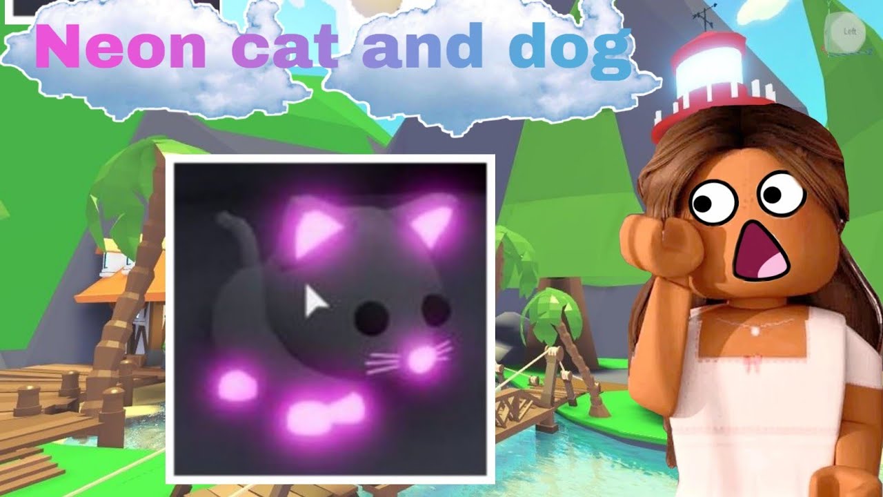 Making a neon cat and dog | Adopt me | Roblox - YouTube
