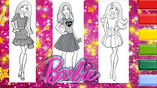 Barbie Coloring Video #105 |  Doll Coloring Page