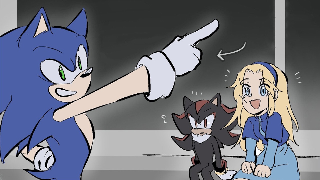 The Blue Blur in the Past ( Sonic Comic Dub )