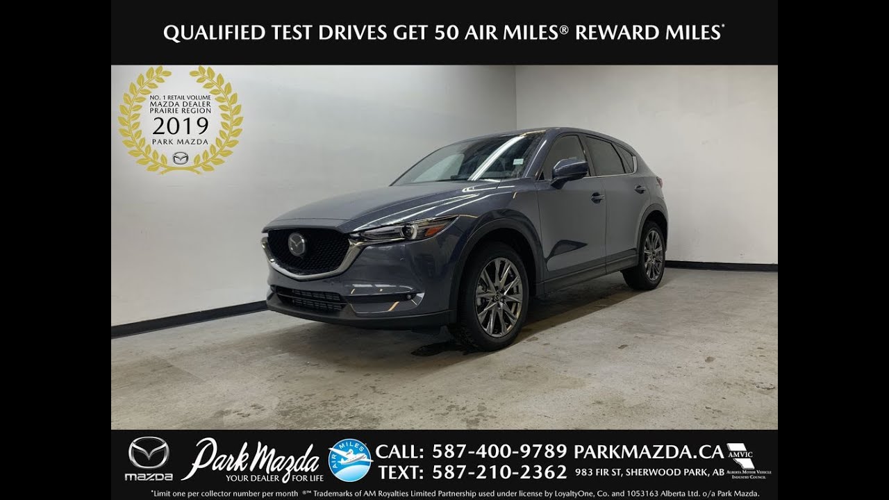 POLYMETAL GREY METALLIC(47C) 2021 Mazda CX-5 Signature Review - Park