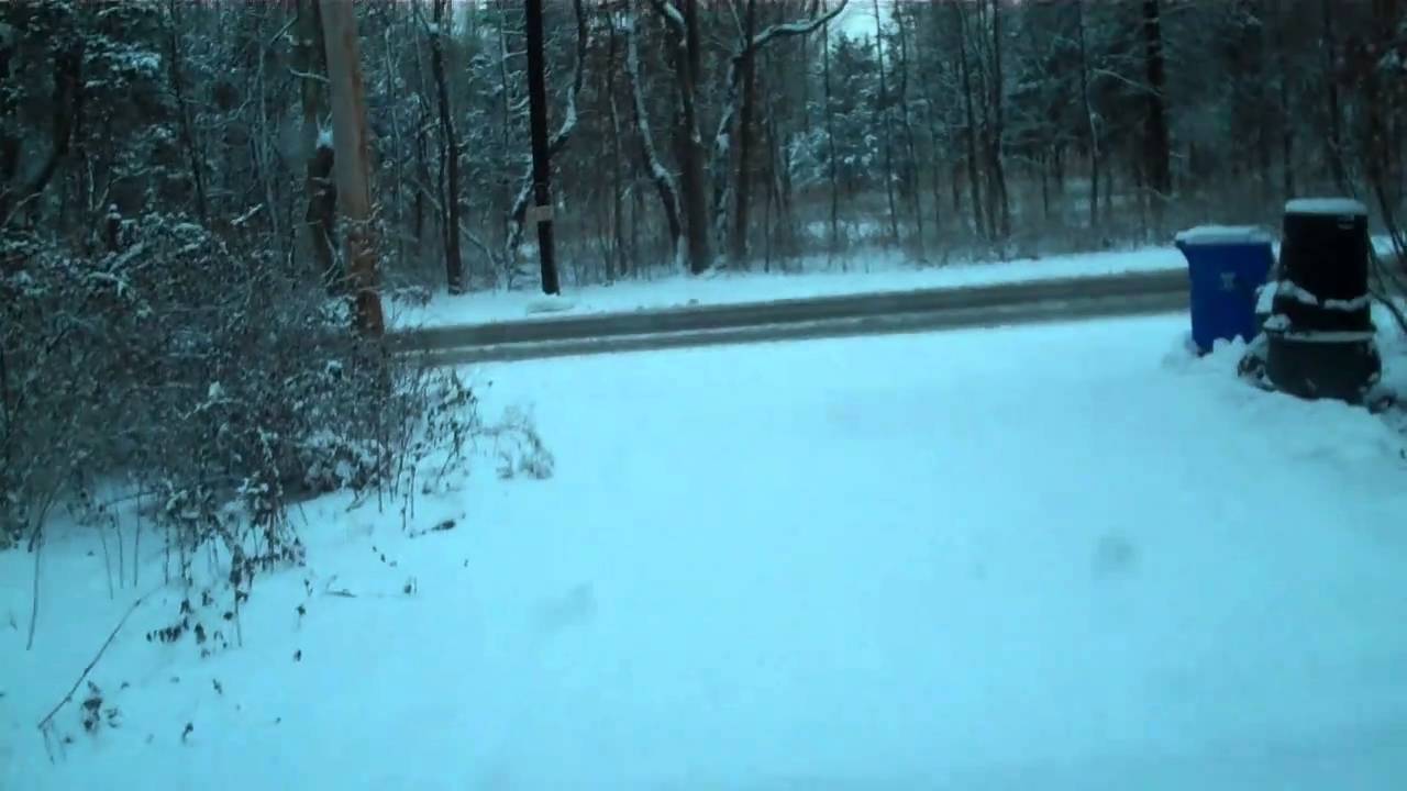 John Deere 400 Driveway Snow Plowing Part 4 YouTube