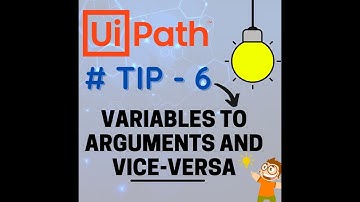90 Seconds - UiPath Tips and Tricks | Variables to Arguments and Vice Versa  | RPA | UiPath
