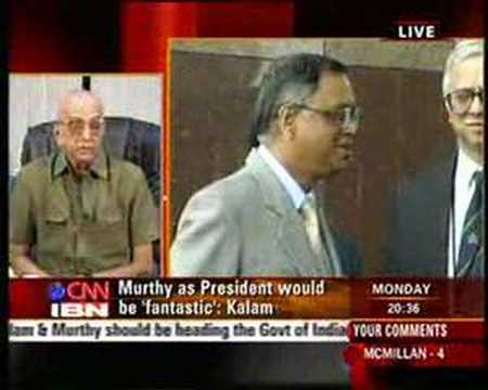 Cho Ramaswamy on Narayana Murthy as President