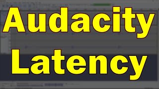 Audacity Latency Correction