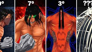 Todas las FORMAS titan de Eren en Attack on Titan