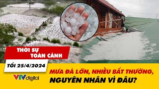 Thời sự toàn cảnh tối 25\/4: Mưa đá lớn và nhiều bất thường, nguyên nhân vì đâu? | VTV24