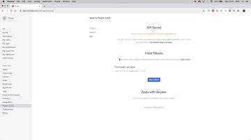 Access Token FRONTAPP - Wordpress