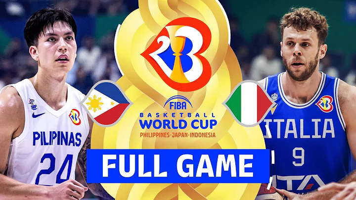 Philippines v Italy | Full Basketball Game | FIBA Basketball World Cup 2023 - DayDayNews