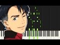 Yuri!!! On Ice OST - Theme of King J.J. ( Piano tutorial )