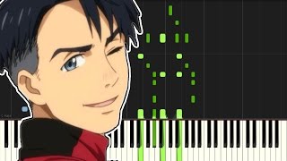 Video thumbnail of "Yuri!!! On Ice OST - Theme of King J.J. ( Piano tutorial )"