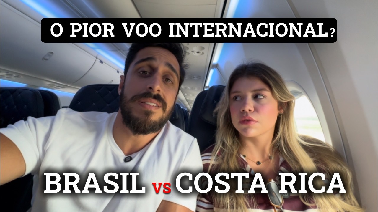 A VERDADE sobre o VOO Brasil → Costa Rica: O Mais Difícil? (Experiência Completa)