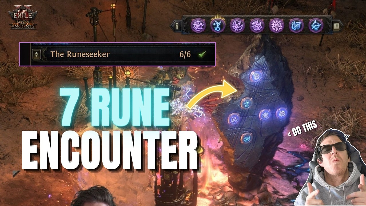 How To Find 7 Rune Encounter ( The Runeseeker Challenge) | 0.5 PoE 2