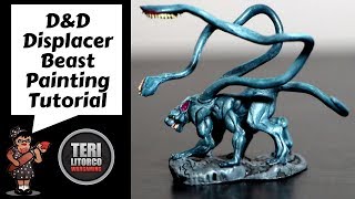 Beginner-Friendly Displacer Beast Painting Tutorial - D&D Miniatures