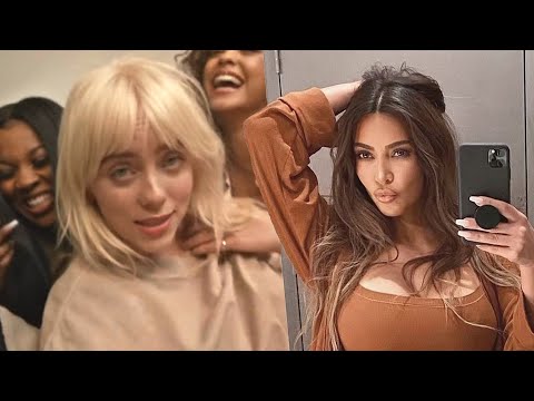 Video: Kim Kardashian Dengan Rambut Neon