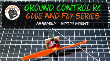 Glue & Fly Series - F-22 Mini V2 Build - Assembly Motor Mount