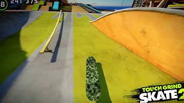 Touchgrind Skate 2 : suski grind, 360 pop shuvit, salad grind