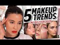 FULL FACE TESTING NEW MAKEUP TRENDS USING DRUGSTORE MAKEUP!